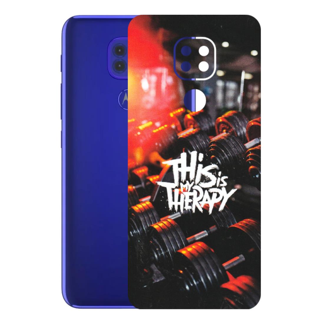 Motorola Phone Skins (All Models) - GYM Lover Therapy - Matte Finish (M-160) Motorola Moto G9
