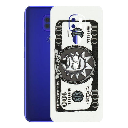 Motorola Phone Skins (All Models) - Rick And Morty Hundred Dollar Anime - Matte Finish (M-161) Motorola Moto G9