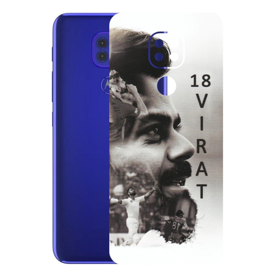 Motorola Phone Skins (All Models) - Virat Kohli Cricketer - Matte Finish (M-163) Motorola Moto G9