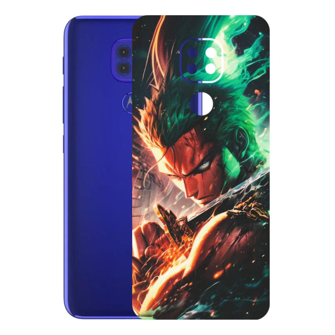 Motorola Phone Skins (All Models) - Anime Gojo Sword - Matte Finish (M-32) Motorola Moto G9