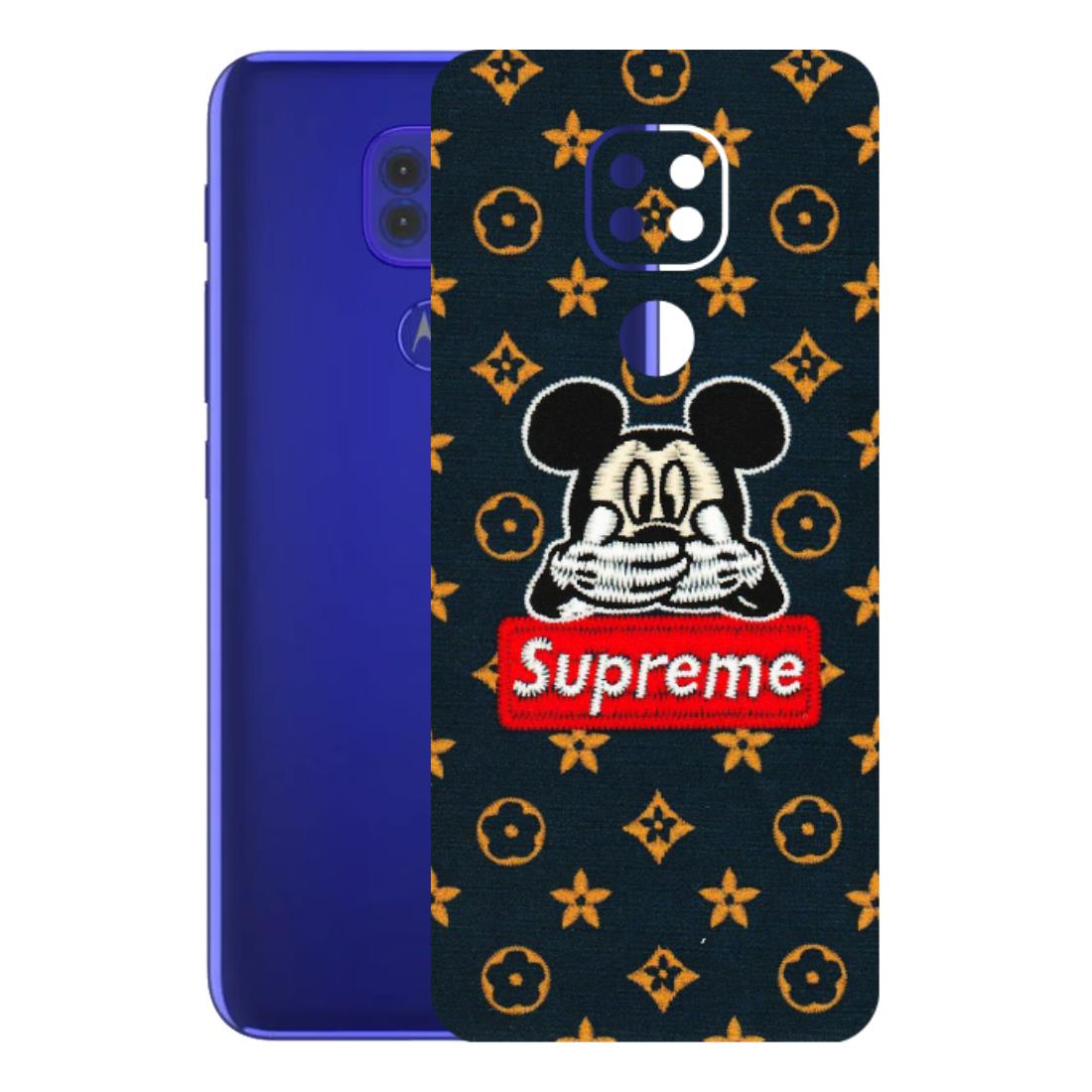 Motorola Phone Skins (All Models) - Mickey Supreme - Matte Finish (M-83) Motorola Moto G9