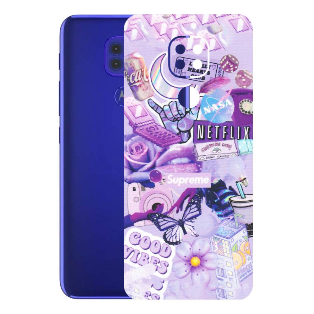 Motorola Phone Skins (All Models) - Supreme Purple Magic - Matte Finish (M-88) Motorola Moto G9