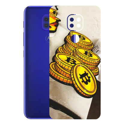Motorola Phone Skins (All Models) - Billionaire Bitcoin Collection - Matte Finish (M-92) Motorola Moto G9