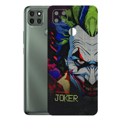 Motorola Phone Skins (All Models) - Joker Dot Matrix - 3D Embossed Finish (L-08) Motorola Moto G9 Power