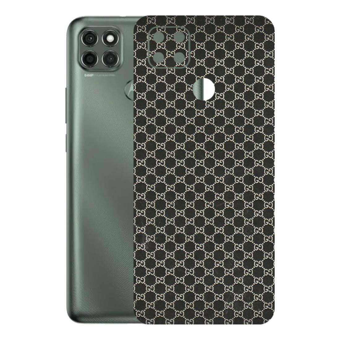 Motorola Phone Skins (All Models) - Black G Print - 3D Embossed Finish (L-109) Motorola Moto G9 Power