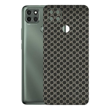 Motorola Phone Skins (All Models) - Black G Print - 3D Embossed Finish (L-109) Motorola Moto G9 Power