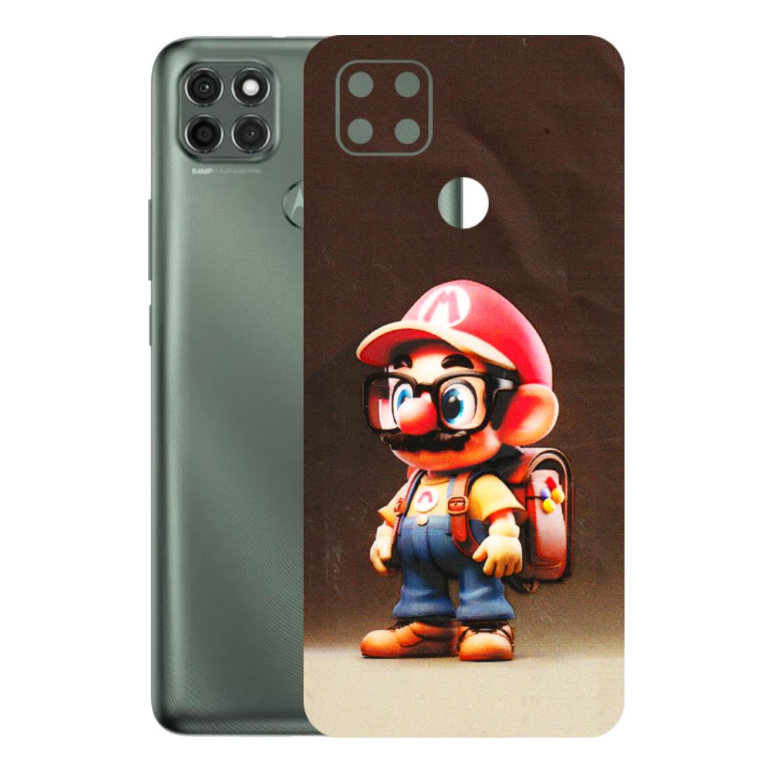 Motorola Phone Skins (All Models) - Little Mario - 3D Embossed Finish (L-119) Motorola Moto G9 Power