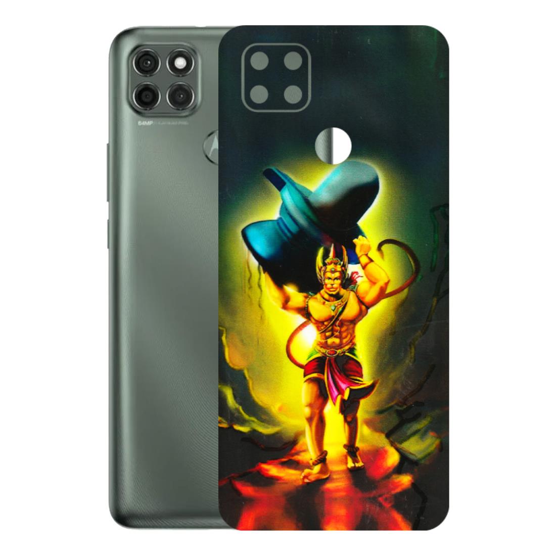 Motorola Phone Skins (All Models) - Hanuman Ji - 3D Embossed Finish (L-128) Motorola Moto G9 Power