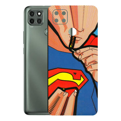 Motorola Phone Skins (All Models) - Superman Sutta - 3D Embossed Finish (L-130) Motorola Moto G9 Power