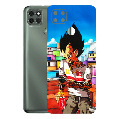 Motorola Phone Skins (All Models) - Vegeta - 3D Embossed Finish (L-136) Motorola Moto G9 Power