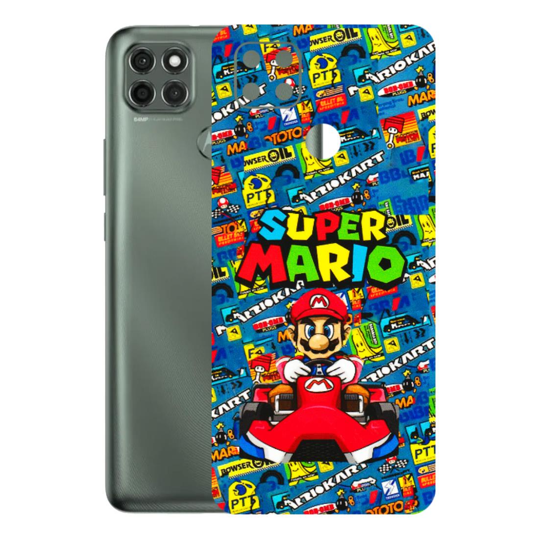 Motorola Phone Skins (All Models) - Super Mario Kart - 3D Embossed Finish (L-140) Motorola Moto G9 Power