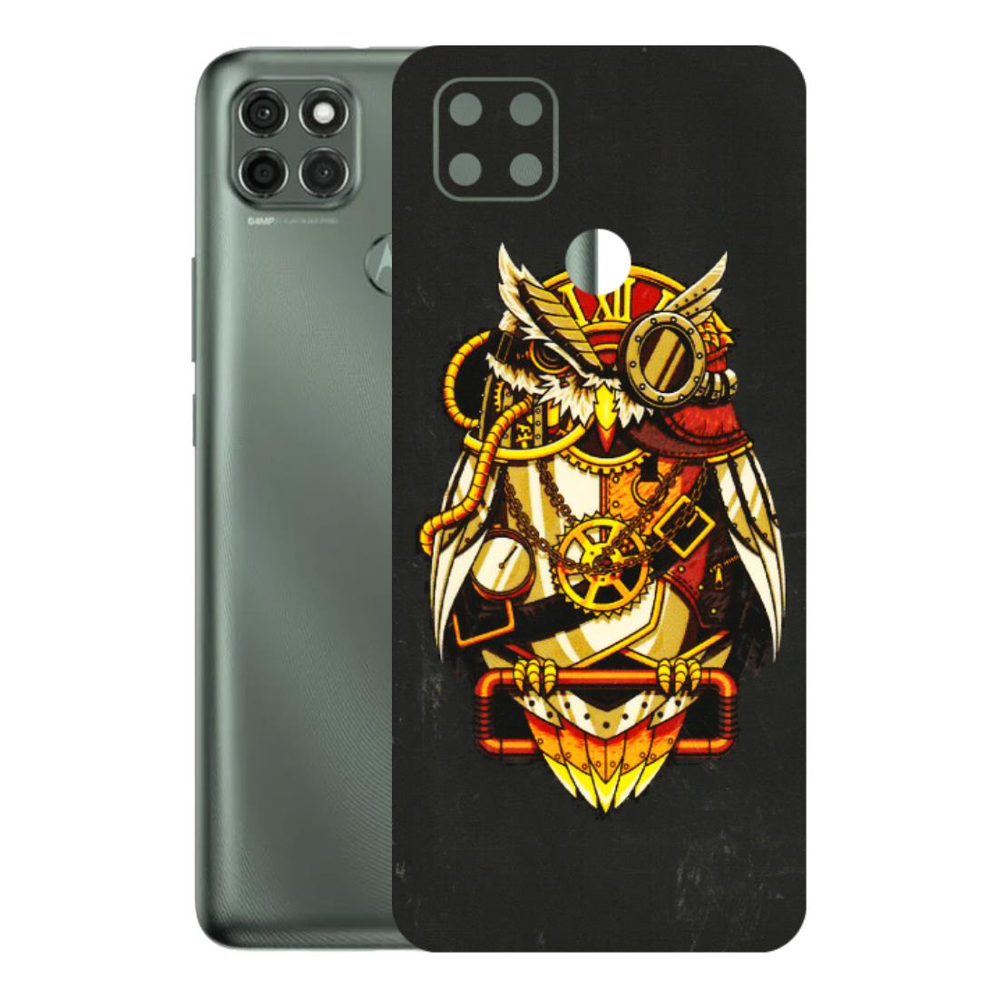 Motorola Phone Skins (All Models) - Classy Smart Owl - 3D Embossed Finish (L-144) Motorola Moto G9 Power