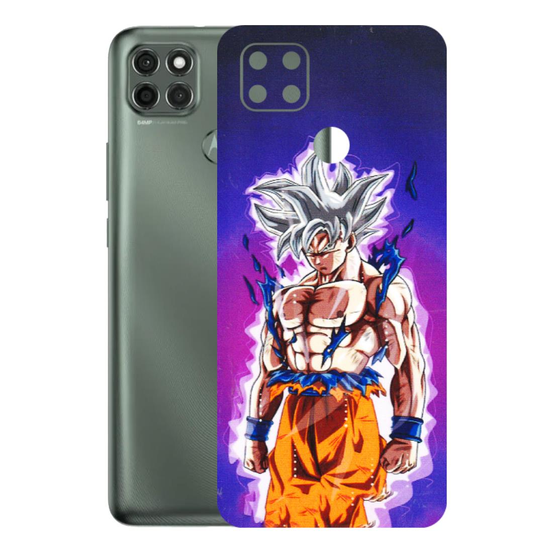 Motorola Phone Skins (All Models) - Goku Purple Anime - 3D Embossed Finish (L-147) Motorola Moto G9 Power