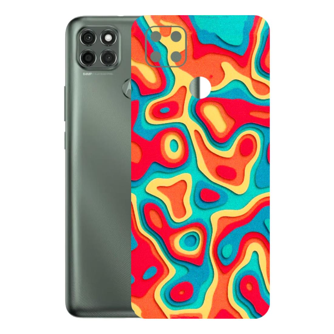 Motorola Phone Skins (All Models) - Abstract Swirl - 3D Embossed Finish (L-150) Motorola Moto G9 Power