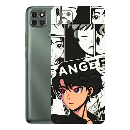 Motorola Phone Skins (All Models) - Danger Anime - 3D Embossed Finish (L-155) Motorola Moto G9 Power