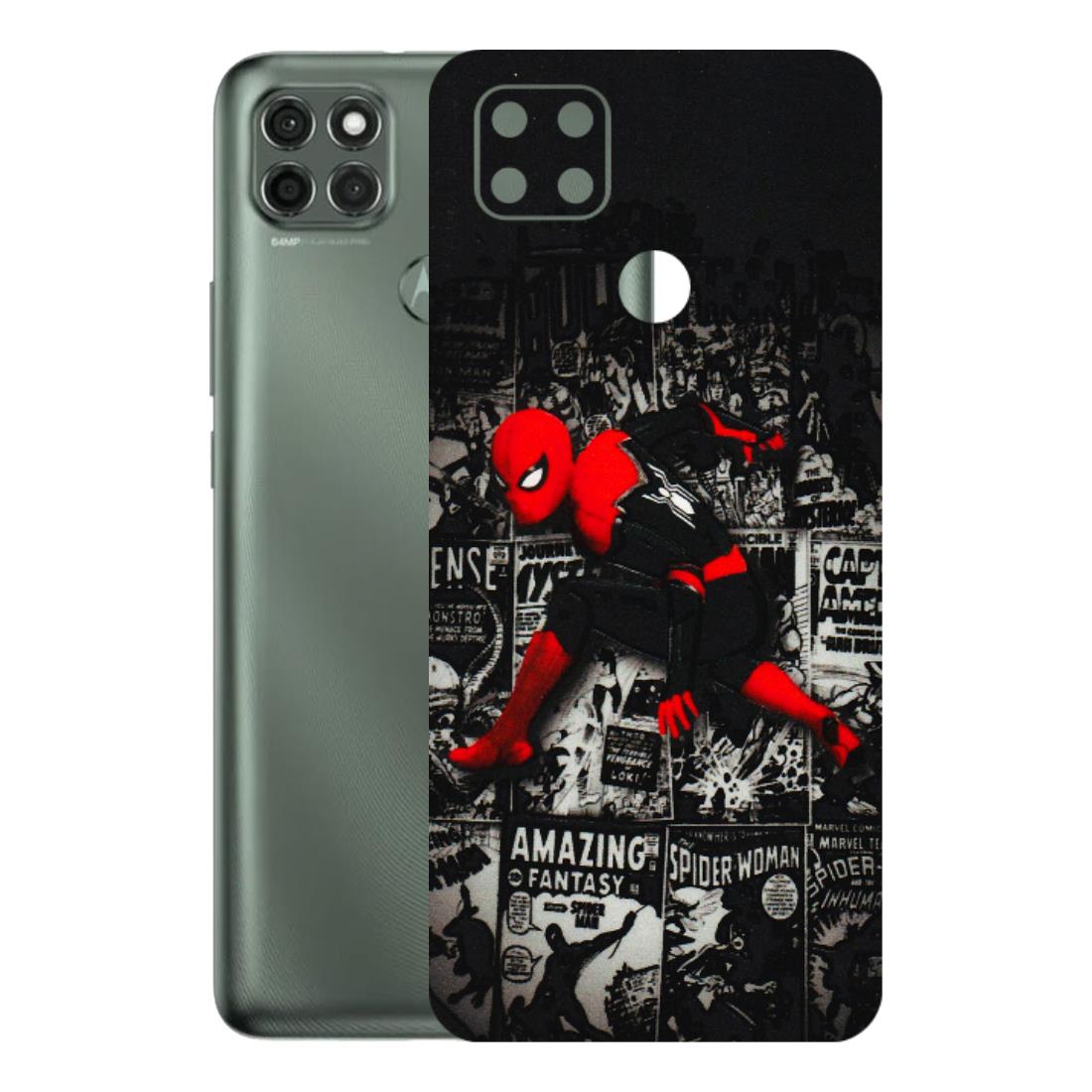 Motorola Phone Skins (All Models) - SpiderMan New - 3D Embossed Finish (L-162) Motorola Moto G9 Power
