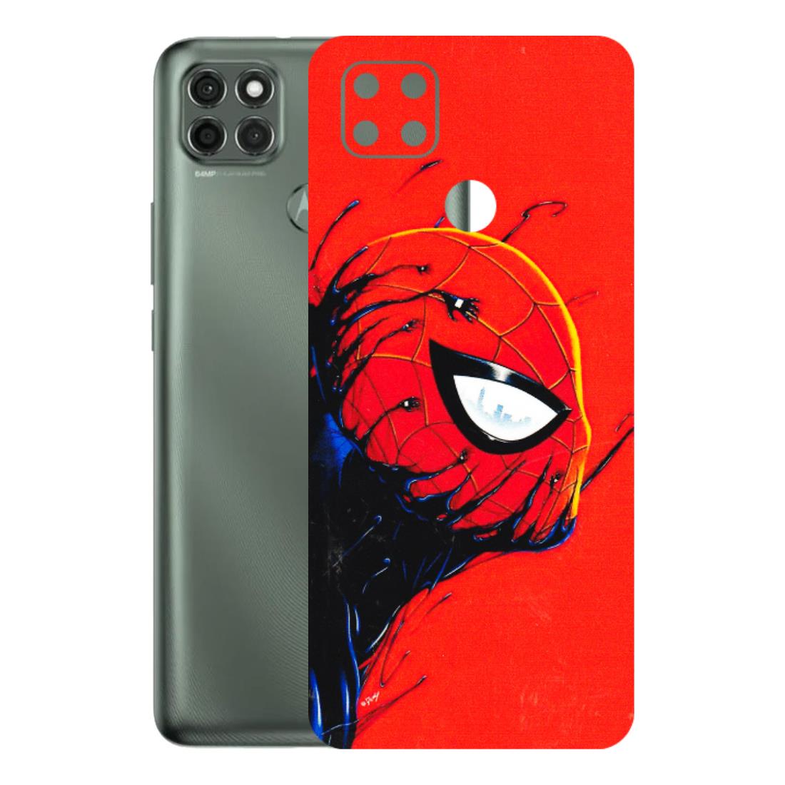 Motorola Phone Skins (All Models) - Spiderman Face Venom - 3D Embossed Finish (L-165) Motorola Moto G9 Power