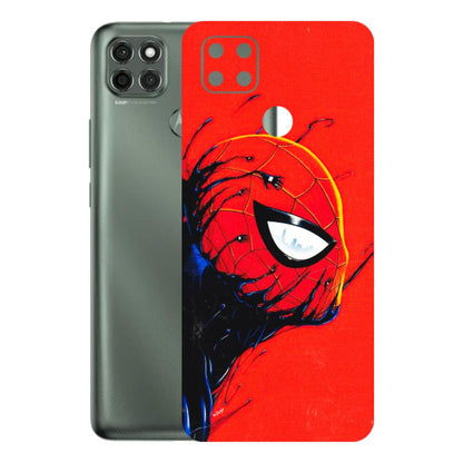 Motorola Phone Skins (All Models) - Spiderman Face Venom - 3D Embossed Finish (L-165) Motorola Moto G9 Power