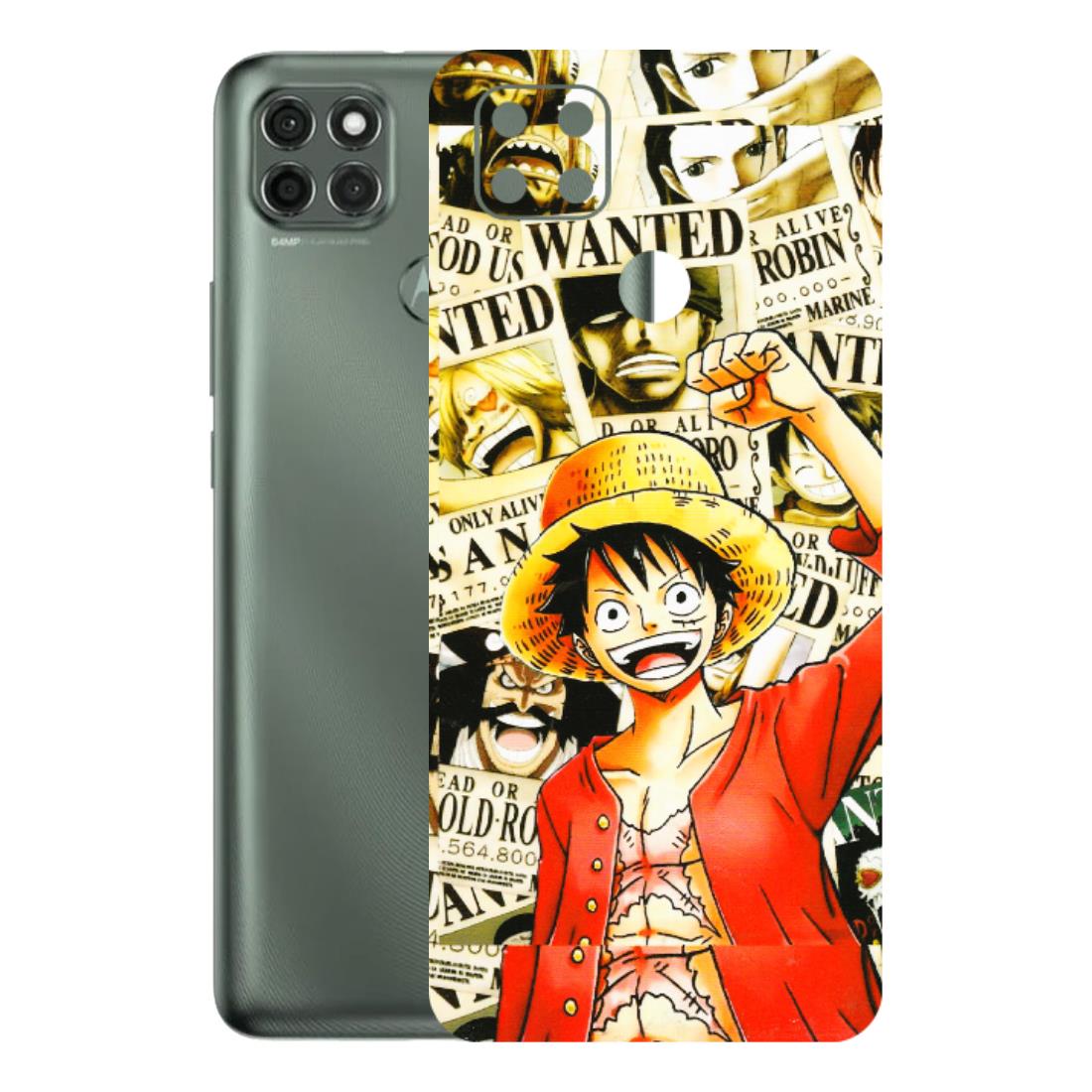 Motorola Phone Skins (All Models) - Luffy Anime - 3D Embossed Finish (L-177) Motorola Moto G9 Power