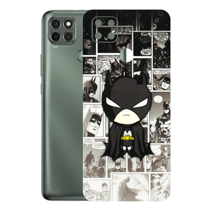 Motorola Phone Skins (All Models) - Toon Batman - 3D Embossed Finish (L-182) Motorola Moto G9 Power