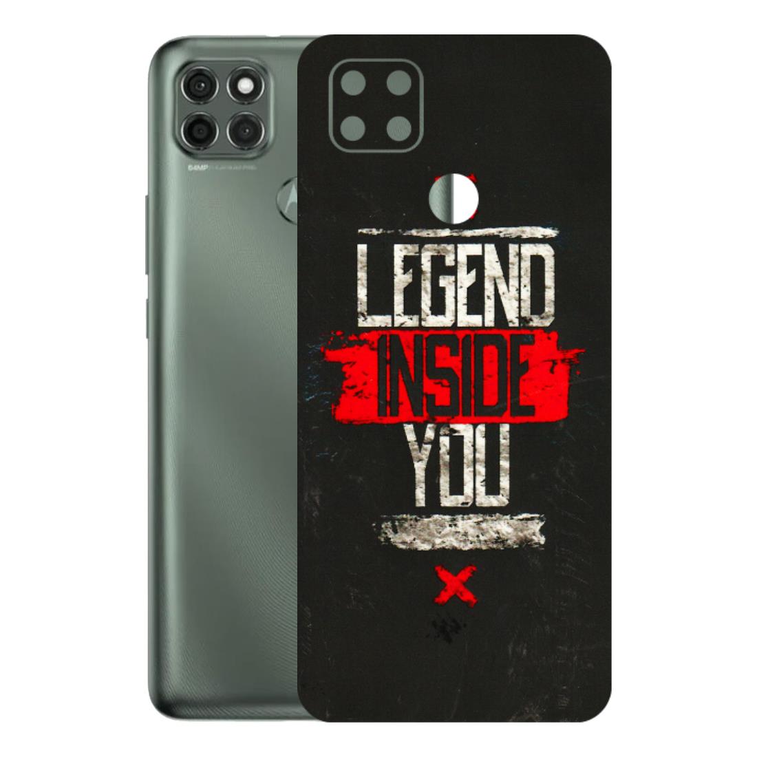 Motorola Phone Skins (All Models) - Legend Inside You - 3D Embossed Finish (L-186) Motorola Moto G9 Power