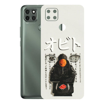 Motorola Phone Skins (All Models) - Obito Anime Eye - 3D Embossed Finish (L-19) Motorola Moto G9 Power