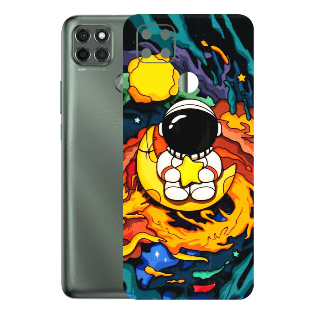 Motorola Phone Skins (All Models) - Baby Astronaut - 3D Embossed Finish (L-197) Motorola Moto G9 Power
