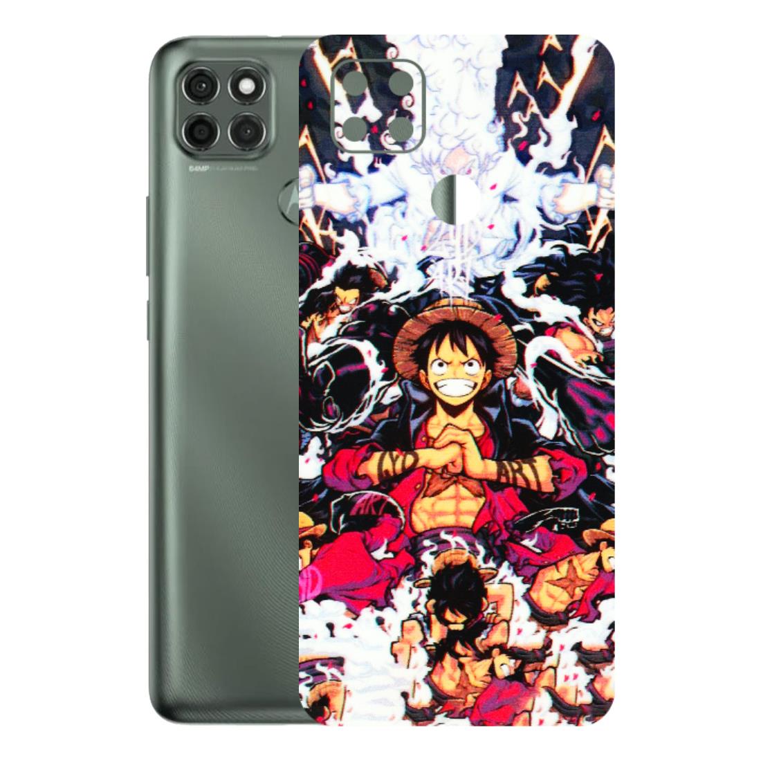Motorola Phone Skins (All Models) - Luffy Anime Character - 3D Embossed Finish (L-203) Motorola Moto G9 Power
