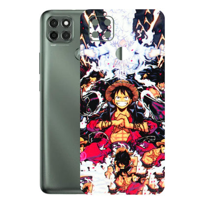 Motorola Phone Skins (All Models) - Luffy Anime Character - 3D Embossed Finish (L-203) Motorola Moto G9 Power