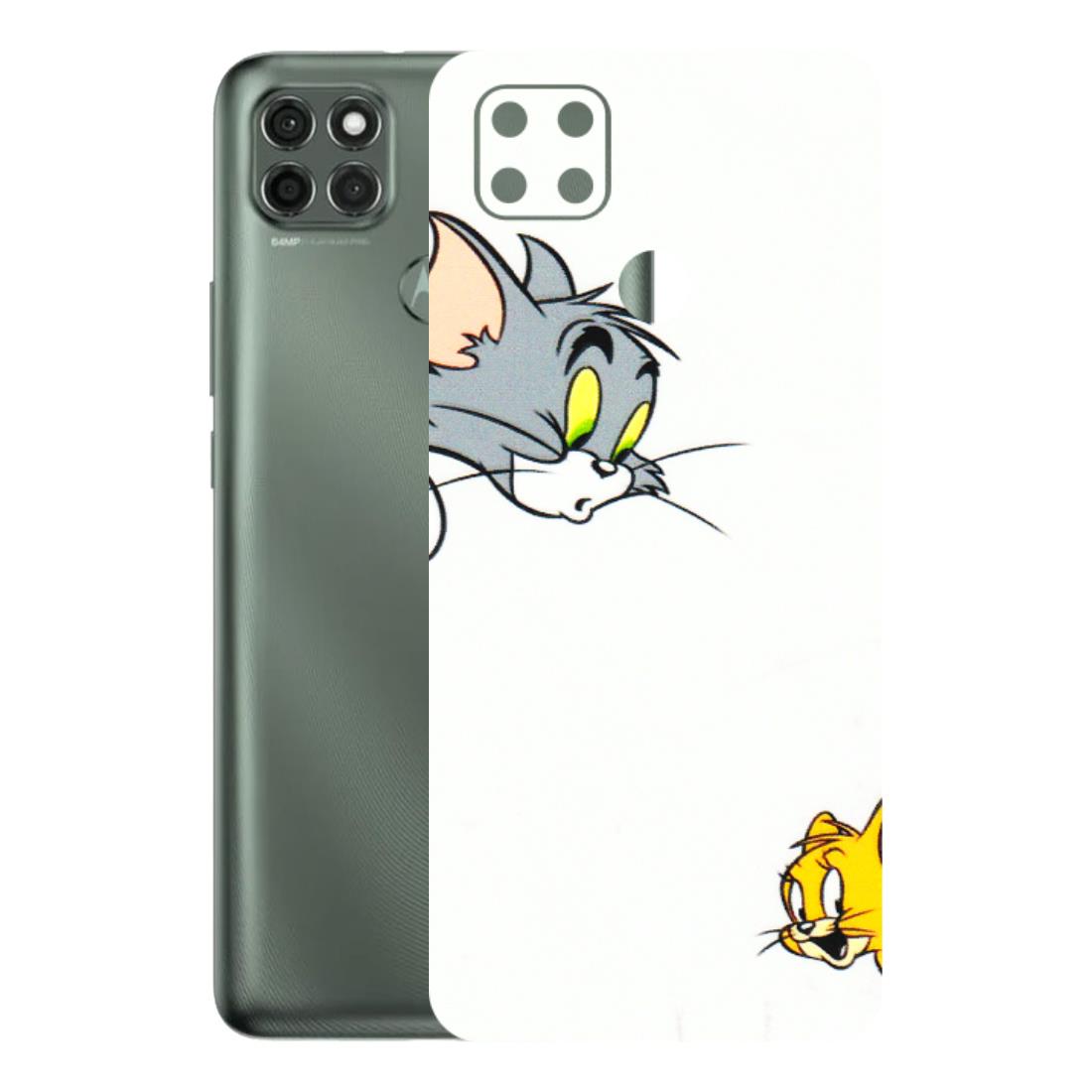 Motorola Phone Skins (All Models) - Cute Tom And Jerry - 3D Embossed Finish (L-220) Motorola Moto G9 Power