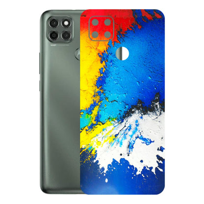 Motorola Phone Skins (All Models) - Acrylic Paint Spill - 3D Embossed Finish (L-229) Motorola Moto G9 Power