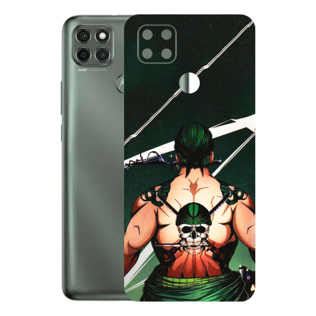 Motorola Phone Skins (All Models) - Zoro Anime - 3D Embossed Finish (L-23) Motorola Moto G9 Power