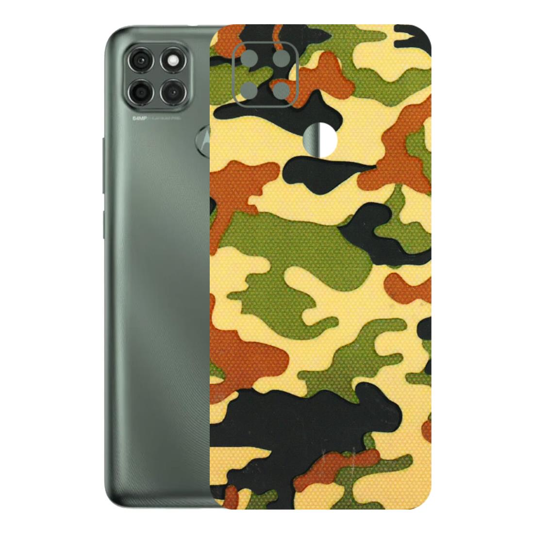 Motorola Phone Skins (All Models) - Indian Military - 3D Embossed Finish (L-234) Motorola Moto G9 Power