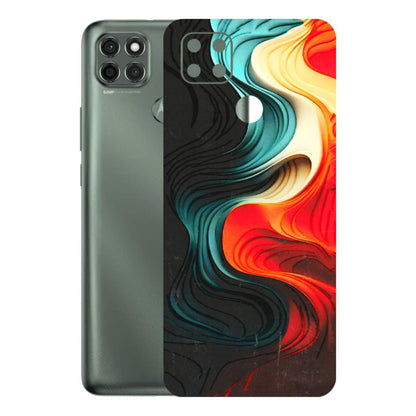 Motorola Phone Skins (All Models) - The Silky Swirl - 3D Embossed Finish (L-240) Motorola Moto G9 Power