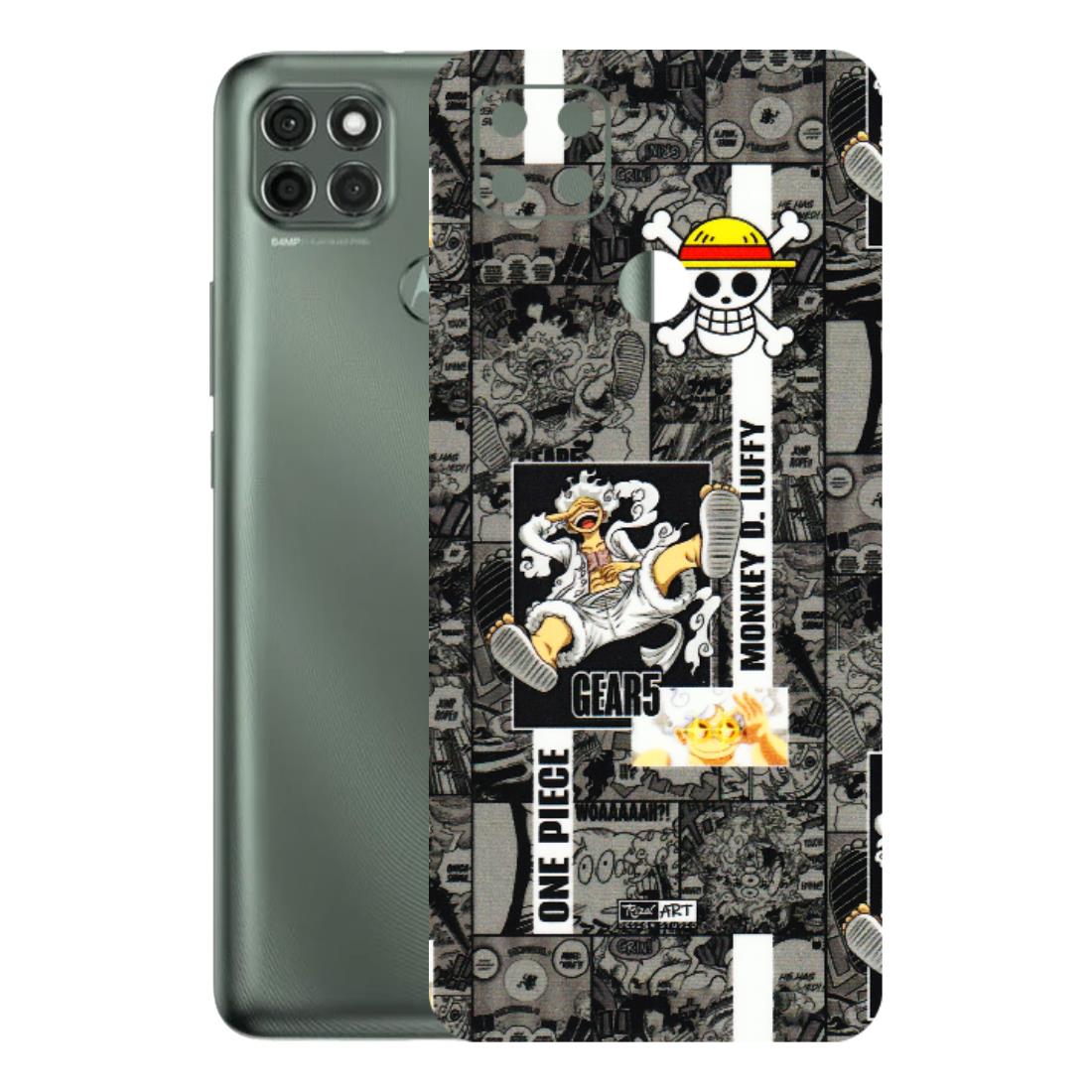 Motorola Phone Skins (All Models) - Cuffy Anime MonkeyCamic - 3D Embossed Finish (L-242) Motorola Moto G9 Power