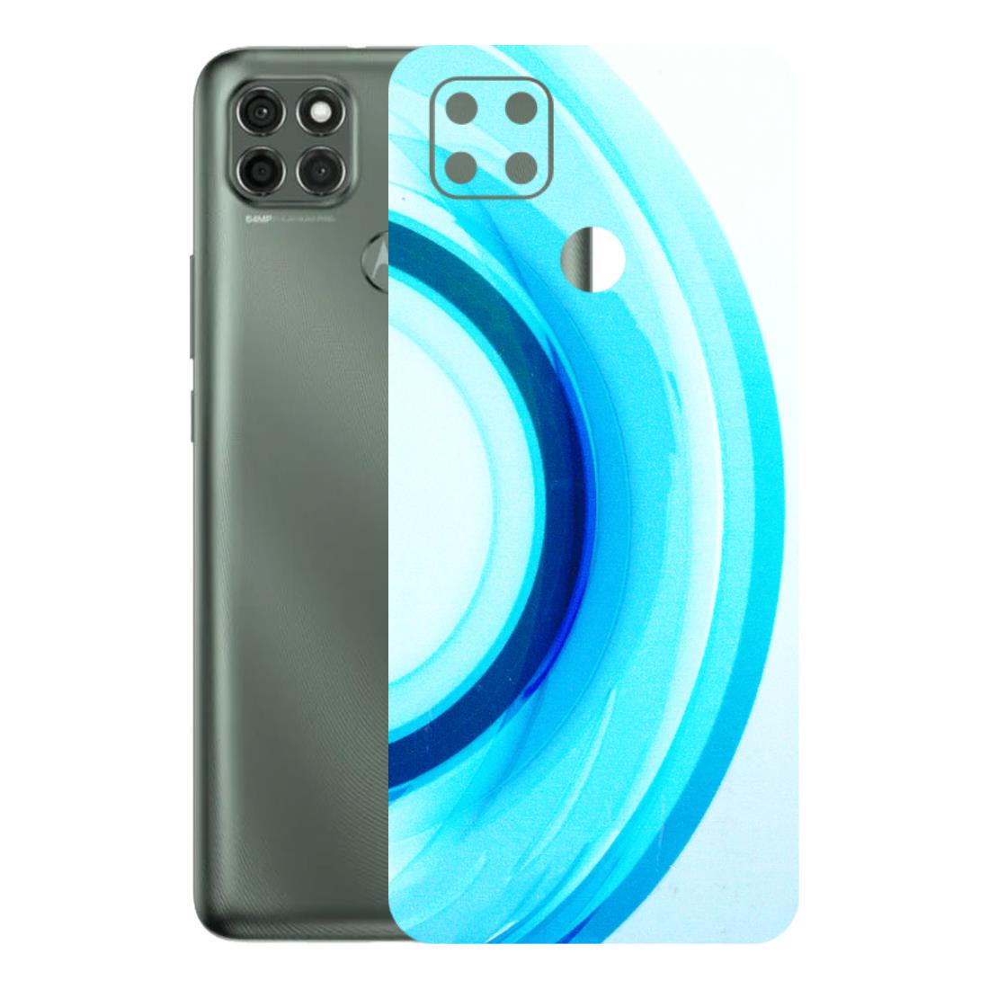 Motorola Phone Skins (All Models) - The Blue Curve - 3D Embossed Finish (L-244) Motorola Moto G9 Power