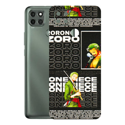 Motorola Phone Skins (All Models) - One Piece Zoro - 3D Embossed Finish (L-250) Motorola Moto G9 Power