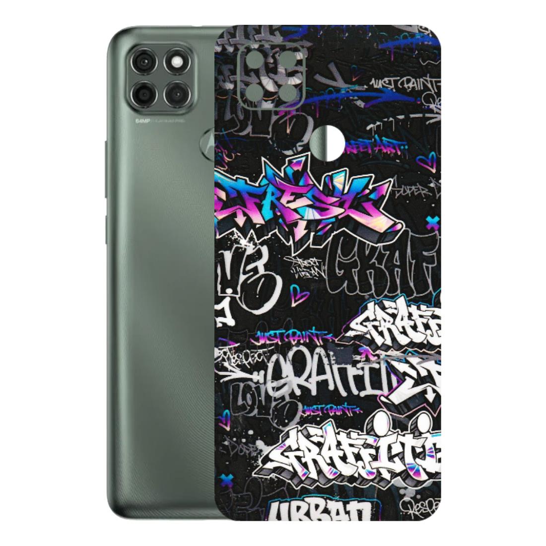 Motorola Phone Skins (All Models) - Graffiti Killer - 3D Embossed Finish (L-274) Motorola Moto G9 Power