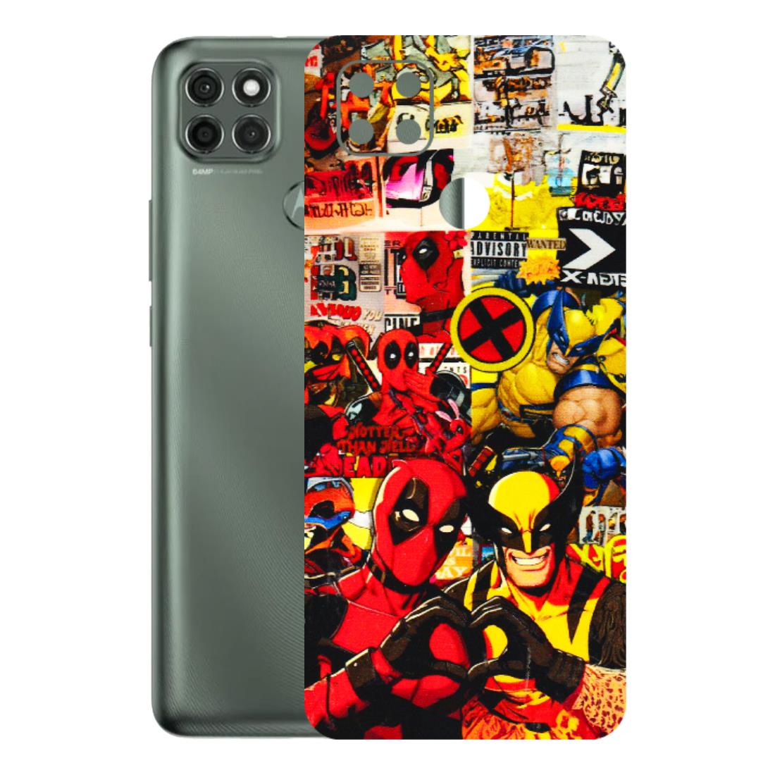 Motorola Phone Skins (All Models) - Spidy Wolverine - 3D Embossed Finish (L-310) Motorola Moto G9 Power