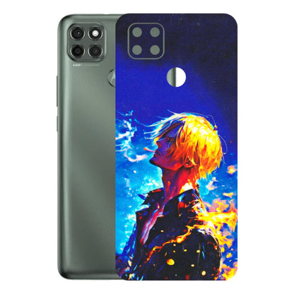 Motorola Phone Skins (All Models) - Sanji Vinsmoke One Piece - 3D Embossed Finish (L-319) Motorola Moto G9 Power