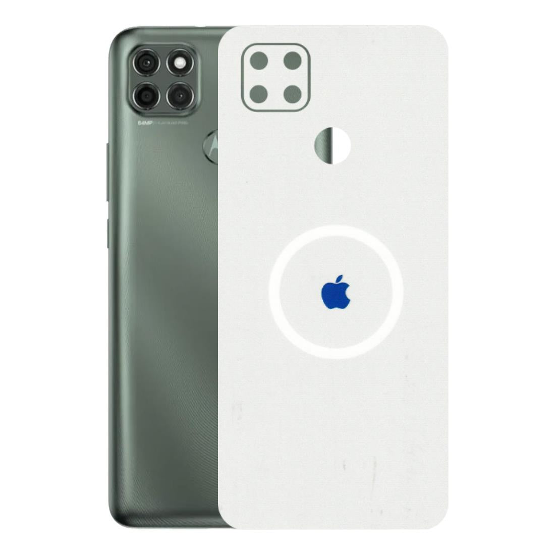 Motorola Phone Skins (All Models) - iPhone Magsafe Logo - 3D Embossed Finish (L-320) Motorola Moto G9 Power