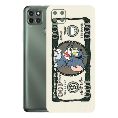 Motorola Phone Skins (All Models) - Tom Hundred Dollar - 3D Embossed Finish (L-324) Motorola Moto G9 Power