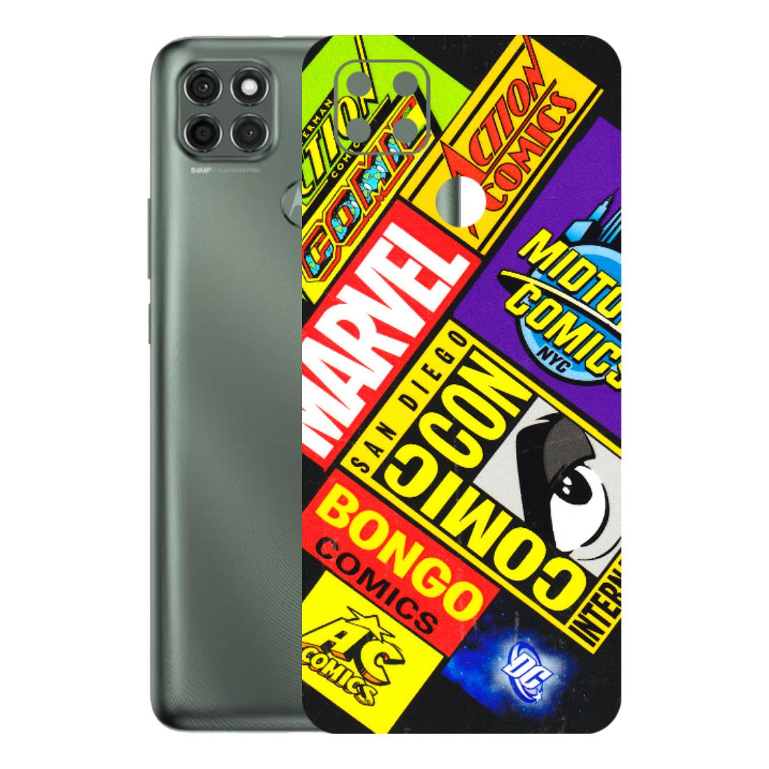 Motorola Phone Skins (All Models) - Bongo Comic Con - 3D Embossed Finish (L-325) Motorola Moto G9 Power