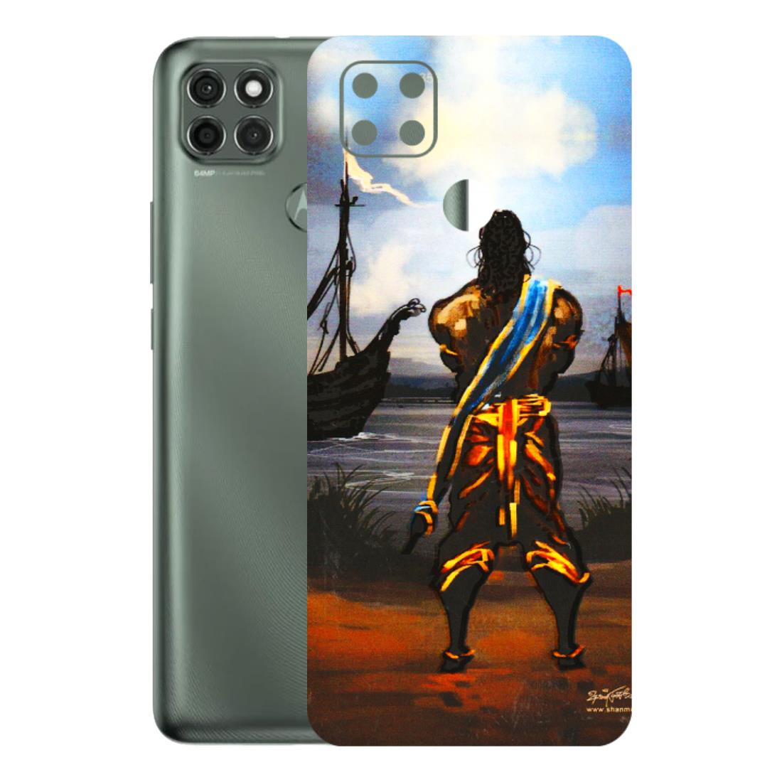 Motorola Phone Skins (All Models) - Heavenly God Figure - 3D Embossed Finish (L-34) Motorola Moto G9 Power
