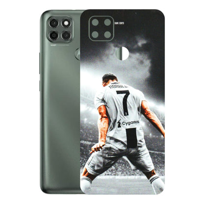 Motorola Phone Skins (All Models) - Ronaldo CR7 Crazy - 3D Embossed Finish (L-44) Motorola Moto G9 Power