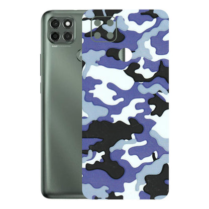 Motorola Phone Skins (All Models) - Powerfull Military Camoflauge - 3D Embossed Finish (L-49) Motorola Moto G9 Power