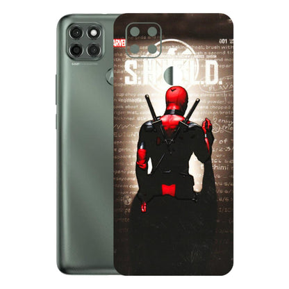 Motorola Phone Skins (All Models) - Deadpool - 3D Embossed Finish (L-56) Motorola Moto G9 Power