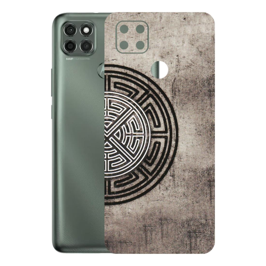 Motorola Phone Skins (All Models) - Mysterious Circular Design - 3D Embossed Finish (L-63) Motorola Moto G9 Power