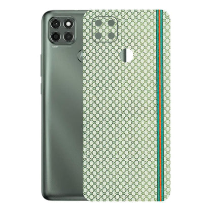 Motorola Phone Skins (All Models) - Gucci Fabric Pattern - 3D Embossed Finish (L-73) Motorola Moto G9 Power