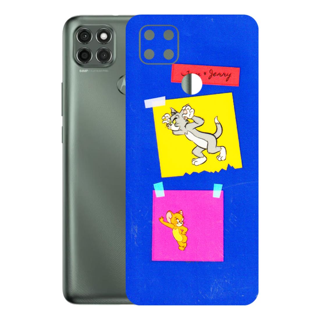 Motorola Phone Skins (All Models) - Tom N Jerry Sticky Notes - 3D Embossed Finish (L-88) Motorola Moto G9 Power